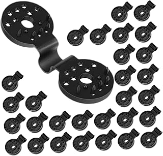 Yardenfun 100 Pçs Clipe De Plástico De Bloqueio De Pano De Sombra Clipes De Plástico Resistente Clipe De Rede De Proteção Solar Clipes De Toldo Clipes De Rede De Jardim Clipes De Lona De