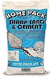 Homepack Ready to Use Sharp Sand & Cement Mix in Easy to Manage Home-Sized Bags (1 x 5kg Bag)