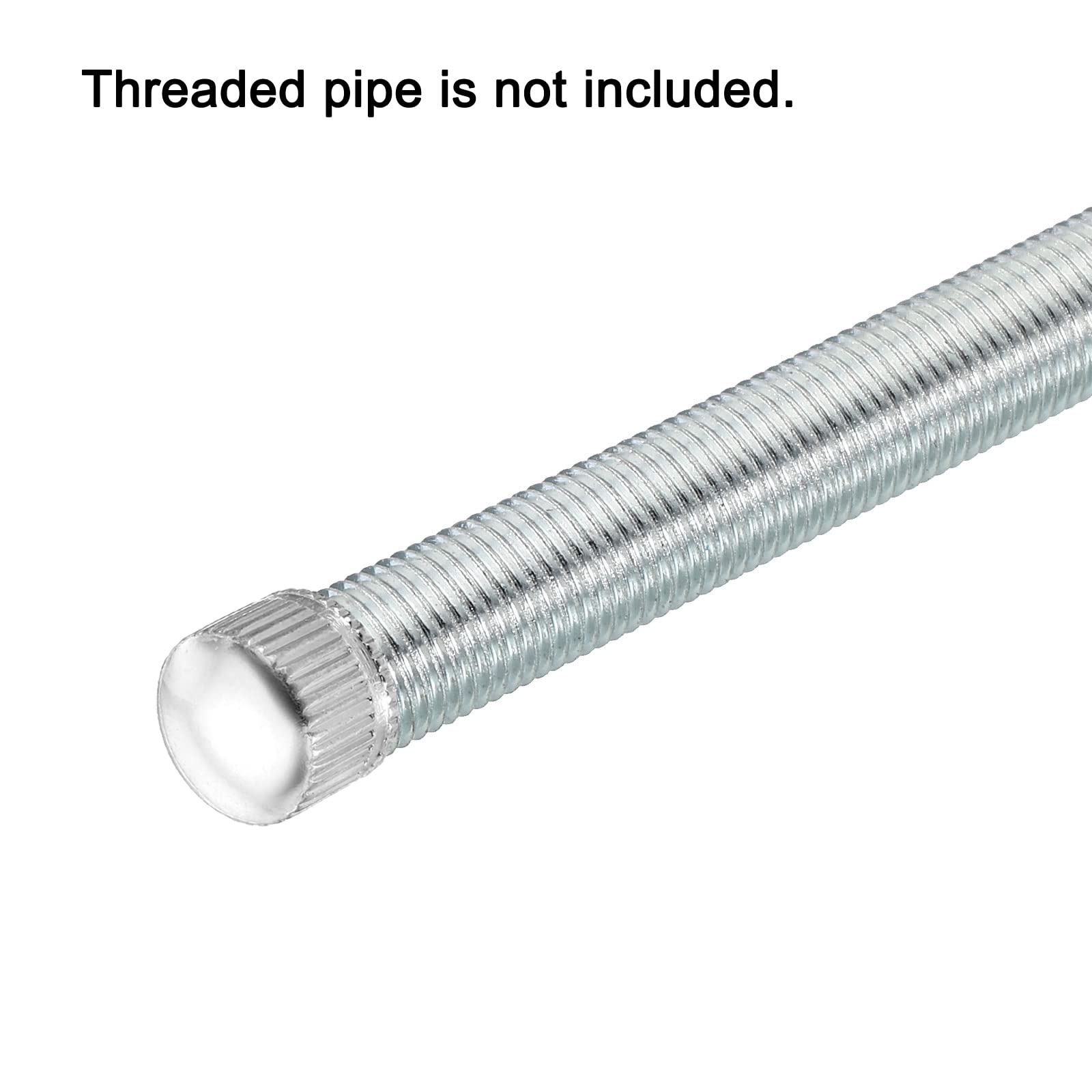 25 Dadi Cappuccio M4 Filettatura Zigrinata - Nero Lucido, Acciaio Al Carbonio Per Decorazione E Fissaggi - Foto 8