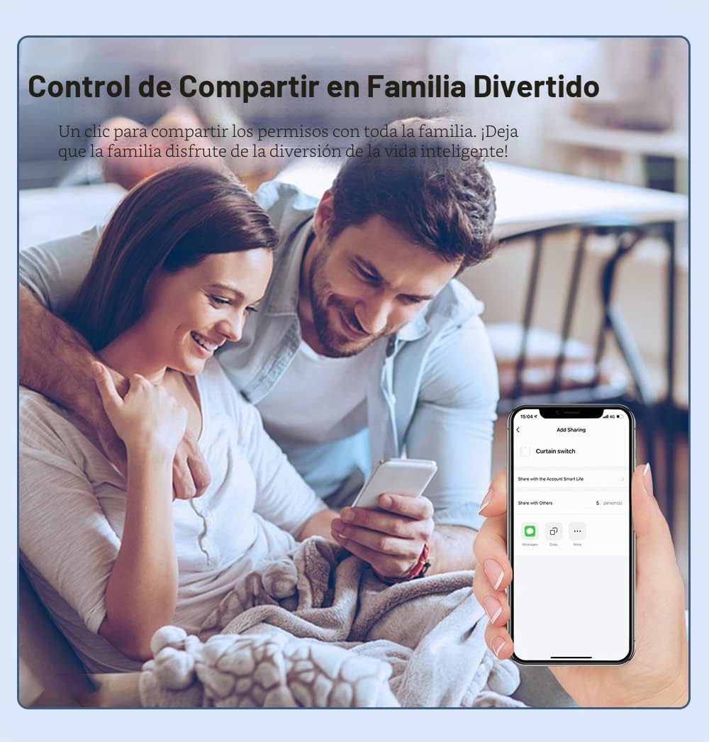 yueyang Interruptor de persianas zigbee, interruptor táctil para persianas eléctricas, control de voz con Alexa y Google Home, control de aplicación Smart Life, temporizador Switch 300 W (4)