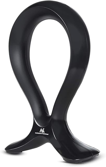 Maclean MCTV-920 Profesjonalna Antena Pokojowa Wewnętrzna 2 w 1 DVB-T/T2 H.265 HEVC, Elegancka Czarna Antena Odbiera Sygnał Cyfrowy, Antena Naziemna do Dekodera i na Słuchawki, Stylowe Wzornictwo