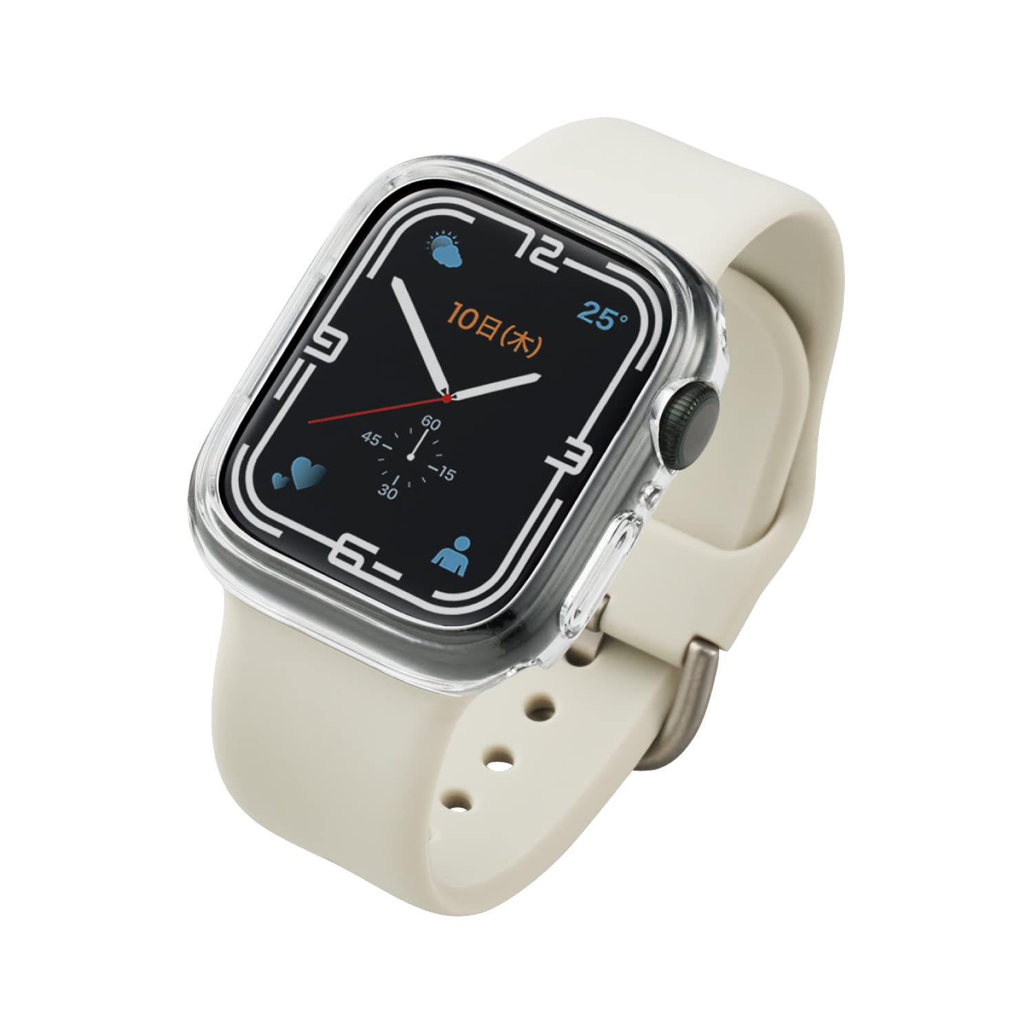 Amazon | エレコム Apple Watch (アップルウォッチ) ケース バンパー 