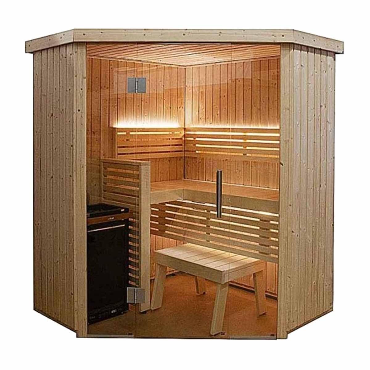 harvia 163 cabine sauna d'angle