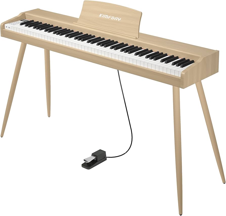 人気商品、大セール❣️ KIMFBAY 電子ピアノ 88鍵盤 ペダル付 1336 Amazon | KIMFBAY 電子ピアノ 88鍵盤 木製 電子 ピアノ 88鍵 Digital