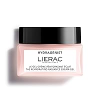Lierac Hydragenist Gel-Crema Viso Reidratante Illuminante, Per Pelle da Mista a Grassa