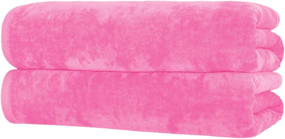 Diplomat Beach Towels Terry Velour 30x60 2-Pack (Athletic Gold PMS 130-C) 11.0 Lbs per Doz 100% Cotton