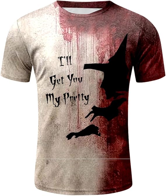 Problema risolto stampato Halloween t-shirt da donna sono molto sangue-Camicia di Halloween a maniche corte e scollo a v con camicie stampate,sanguislanti, Costume di Halloween leggero top shirt