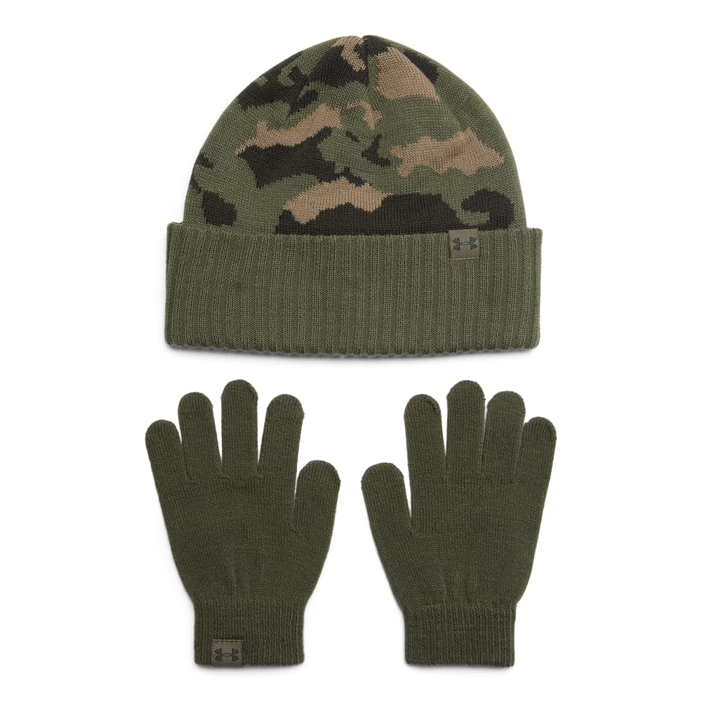 Under Armour Boys' Beanie &amp; Glove Combo