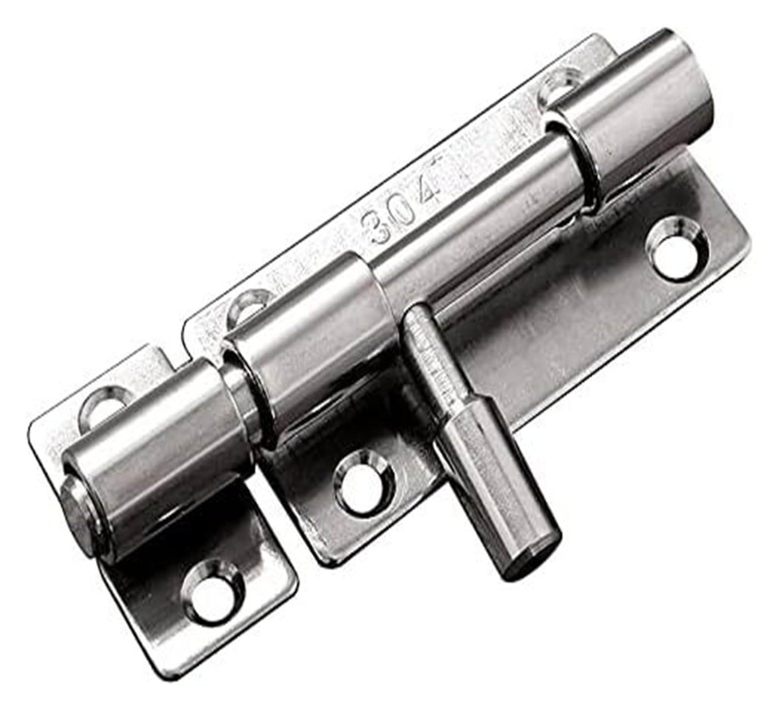 Door Lock Bolt,Stainless Steel Barrel Bolt Slide Lock Latch Hardware for Garden Gate Shed Door Window Premium Thickened LockStainless Your Security and Privacy