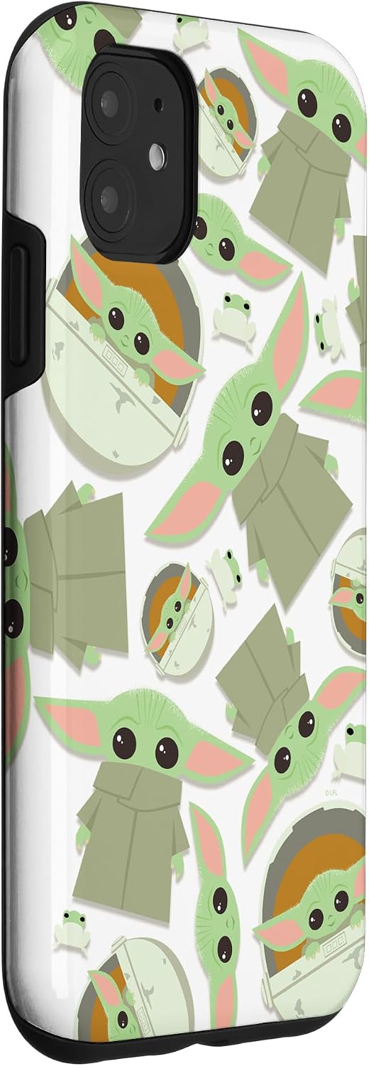 Star Wars: The Mandalorian The Child Cartoon Mashup Case for iPhone 11