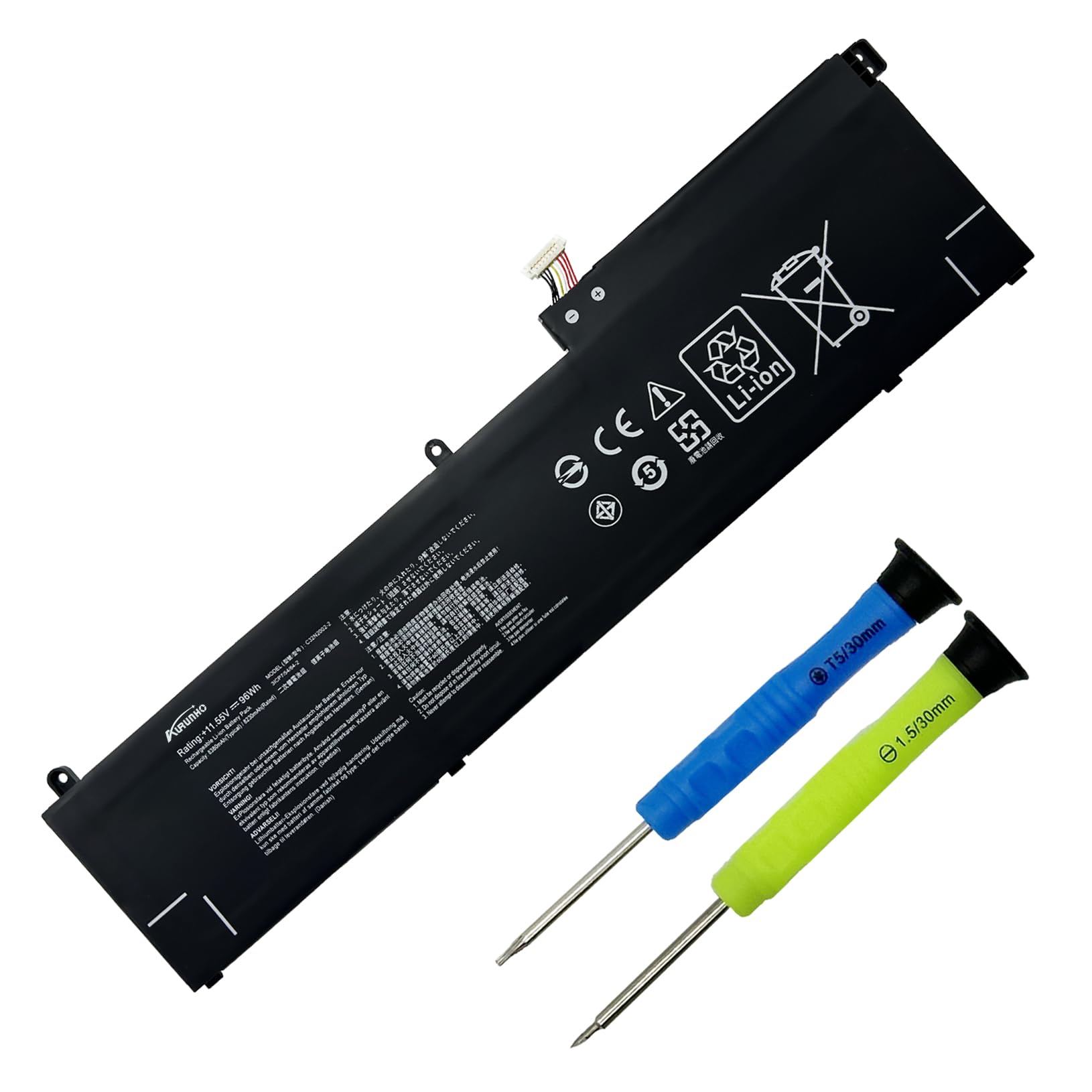 Amazon.com: AURUNHO C32N2002-2 96Wh Laptop Battery Replacement for