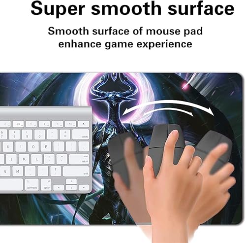 Miniatura 4 de Juego de mesa MTG Playmat tamaño 23.6 x 13.8 in, alfombrilla de mouse compatible con alfombrillas TCG RPG CCG (Nicol-Bolas Xin)