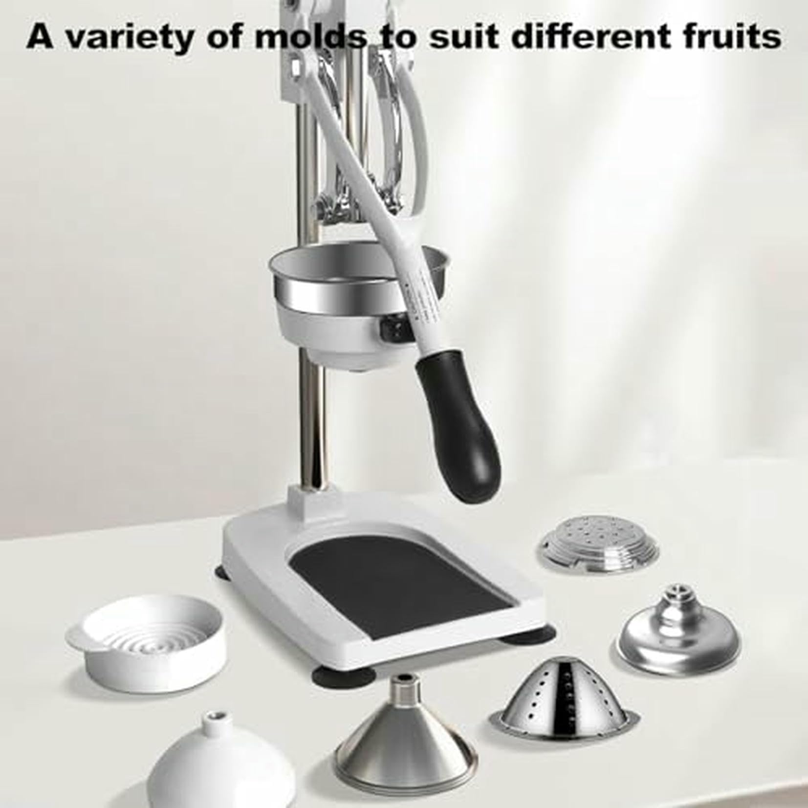 Hochleistungs -Gusseisen -Orangensaft - Einfacher Sauberer Professioneller Zitrussaft - Langlebiger Edelstahl -Zitronensaft -Juicer - Robust