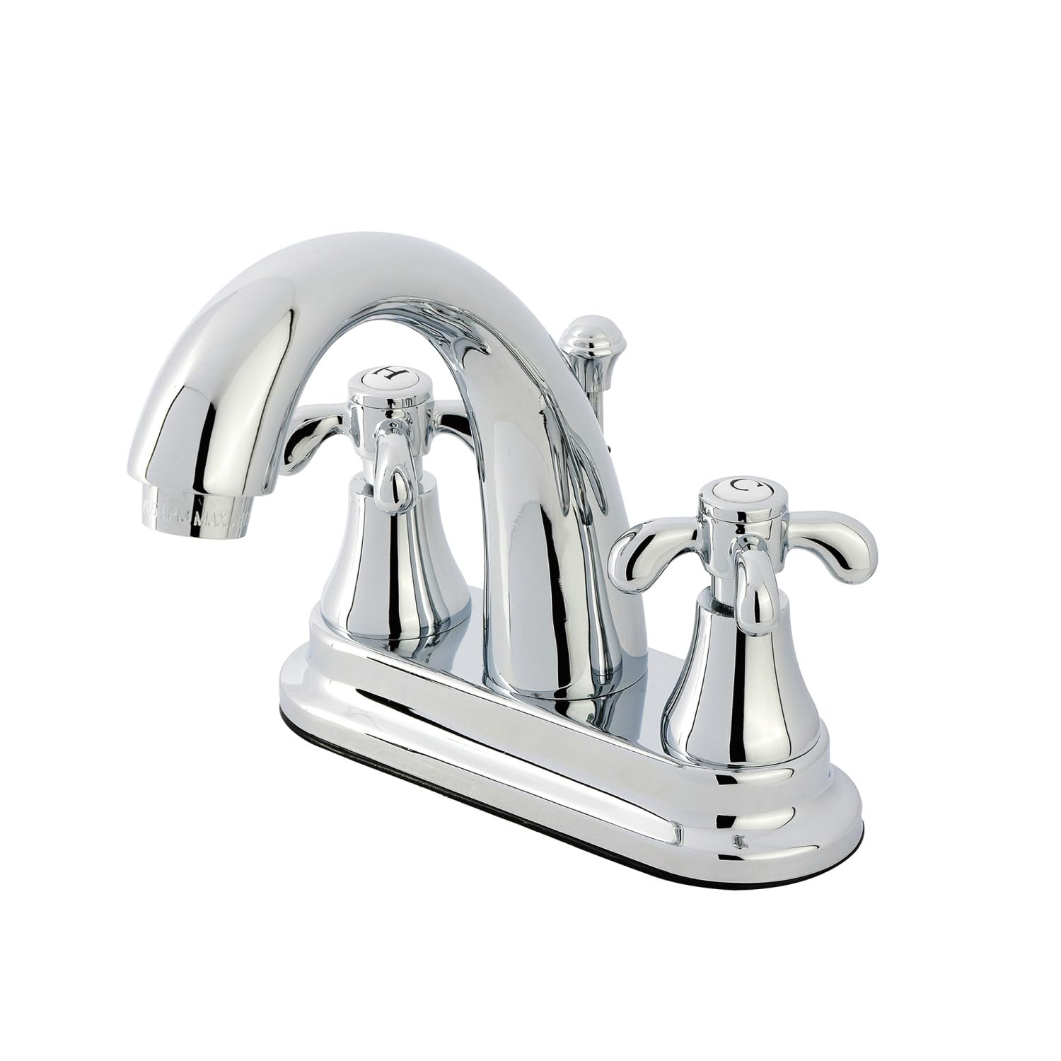 Robinet de salle de bain style rétro pour lavabo de 10,2 cm Kingston Brass French Country