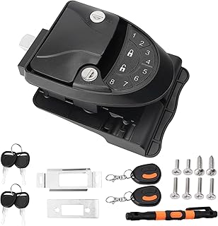 OPL5 RV Keyless Entry Door Lock with Deadbolt Backlit Keypad Upgrade 100% Metal Zinc Alloy with 20m Remote Controller 2 Fobs & Key for Travel Trailer Camper Fit for 3.75" X 2.75" Lock Hole