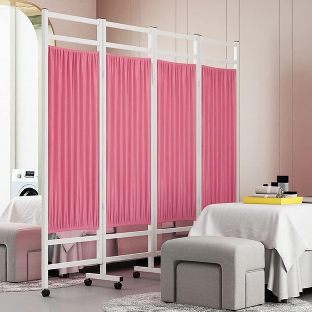 Écran de confidentialité médical 4 panneaux amovible pour clinique et salon