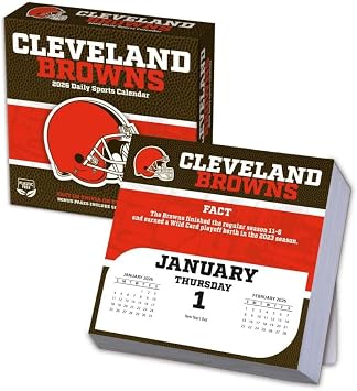 Cleveland Browns 2026 Box Calendar 26998053035