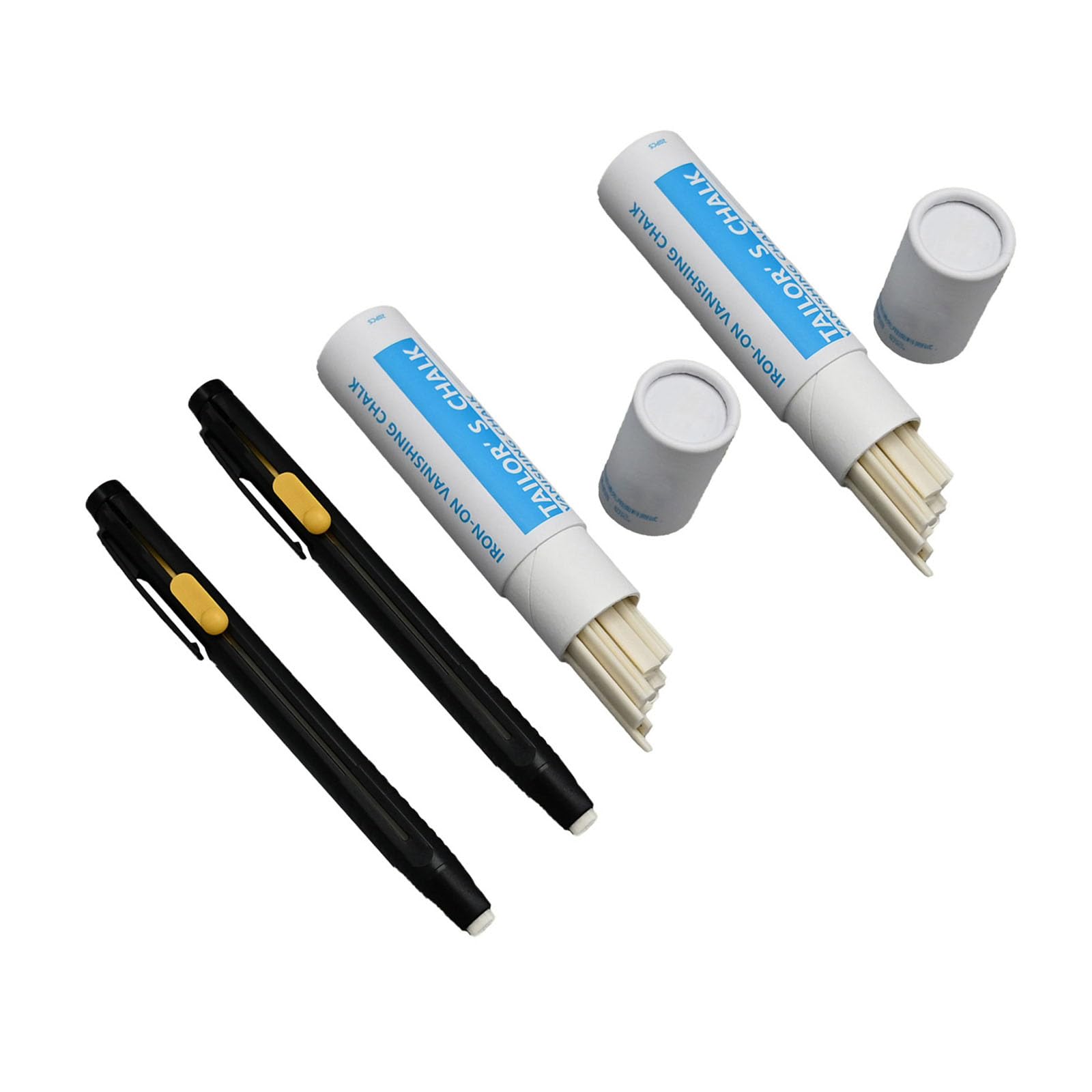 carotoe Tailor Chalk Pen Fabric Marking Pen Includes Box of Refills for Fabric Marking Dressmaking Sewing Portable Chalk