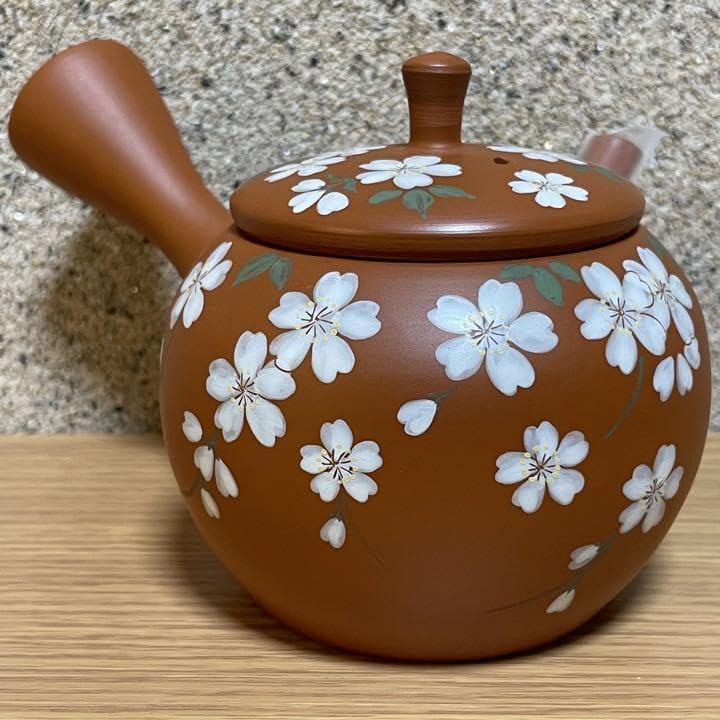 Amazon | 常滑焼 玉窯 梅原廣隆急須1客 桜柄 伝統工芸士 日本製 Amazon | 常滑焼 玉窯 梅原廣隆急須1客 桜柄 伝統工芸士 日本製