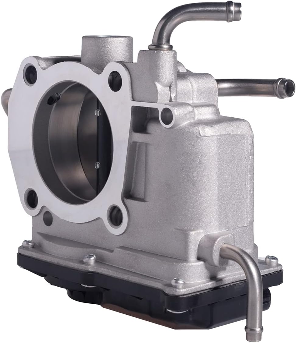 AUQDD Fuel Injection Throttle Body (W/4 Port Vacuum,For 2.4L) Fit For 10-12 Le-xus HS250h /07-10 Sc-ion tC /07-10 Toy-ota Camry,09-13 Matrix,07-08 Solara RAV4 (Replace # 220300H031 TB1019 S20097)