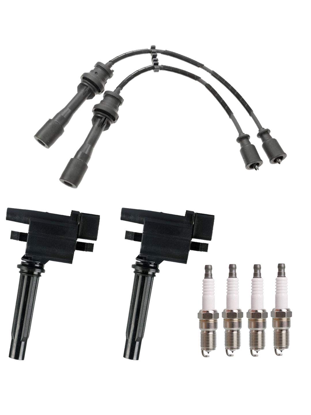 2016 Ford Explorer Coil Pack & Wire Set For 2001-2003 Mazda Protege5 2.0L L4 - Aero Spark Replacement Part Ignition Coil - Foto 9