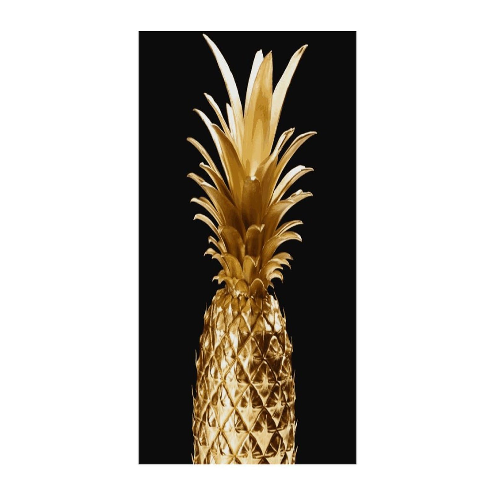 Fekiloot Style Gold Pineapple Door Curtain Room Divider Curtains