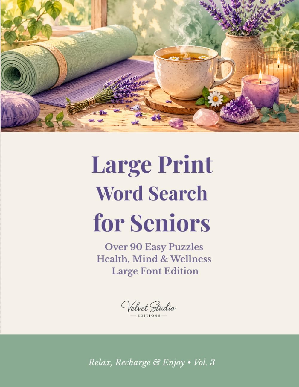 Large Print Word Search for Seniors: Over 90 Easy Puzzles Health Mind and Wellness Large Font Edition