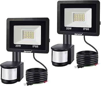 投光器×2台 Amazon.co.jp : taruna LED投光器 センサーライト 20W 2台 高輝度 屋外