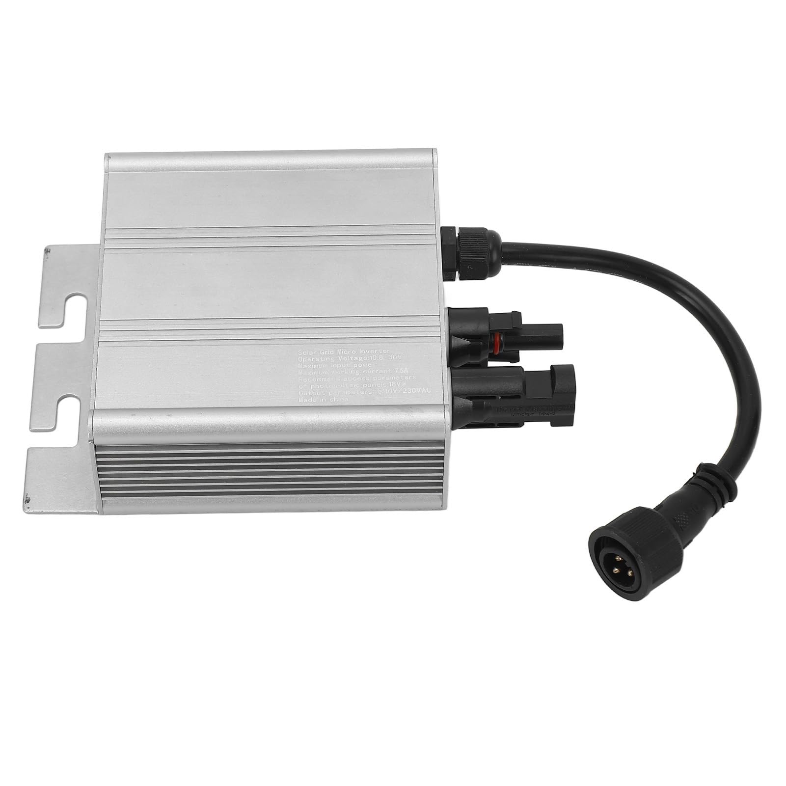 Hyuduo Solar-Mikro-Wechselrichter MPPT, Reiner Sinus-Wechselrichter, 120 W, 150 W, 180, IP65, Wasserdicht, 120 V, 230 V, Automatische Erkennung, für PV-Panel, Zuhause, Schuppen, Wohnmobile (120W)