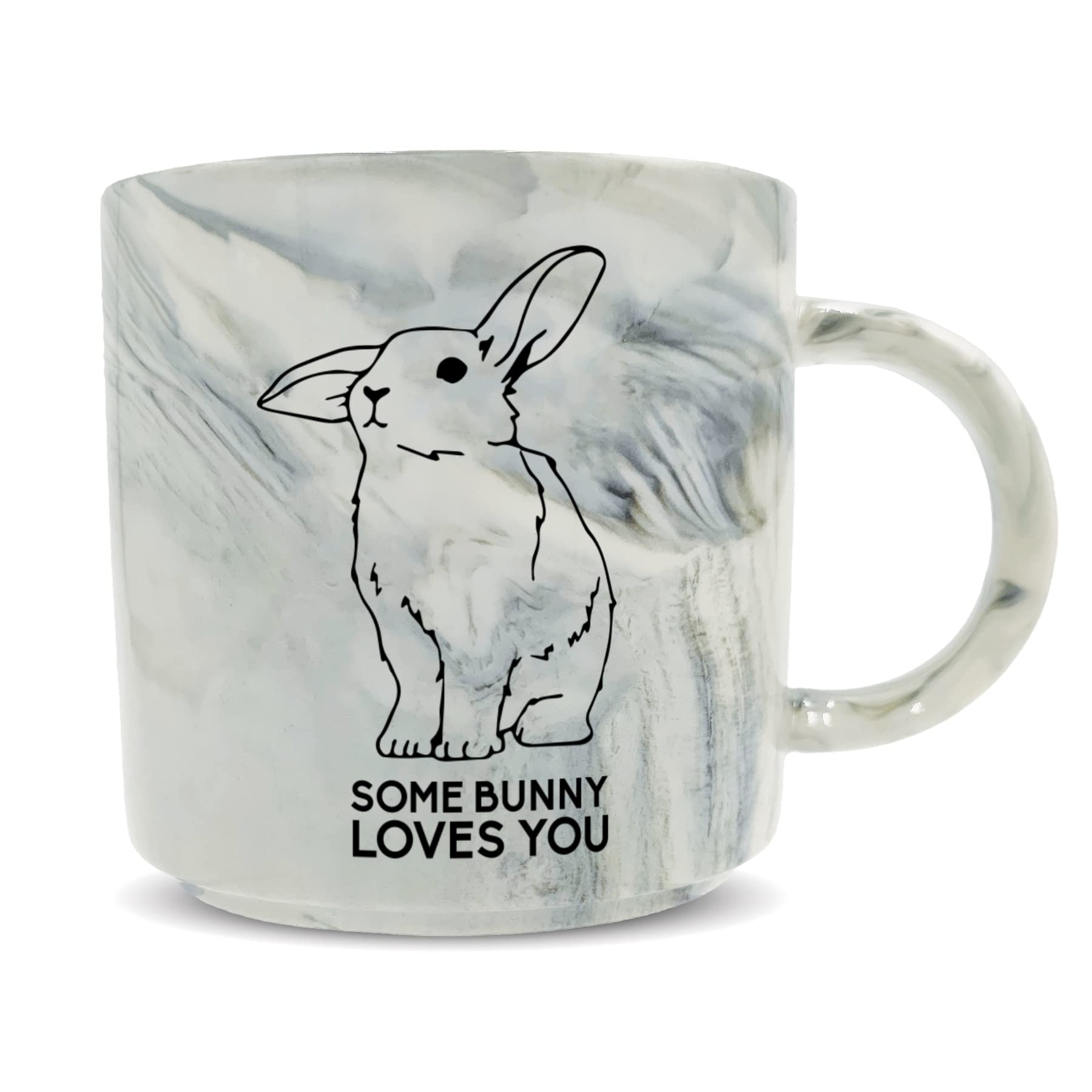 Hippowarehouse Some Bunny Loves You Printed Mug Various Colour Options Ceramic Cup Kitchenware 11oz