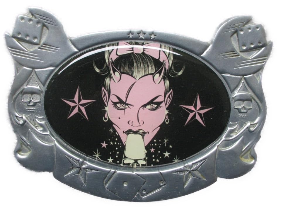 Boucle de ceinture David Vicente pour sublimer votre look Rockabilly en festival