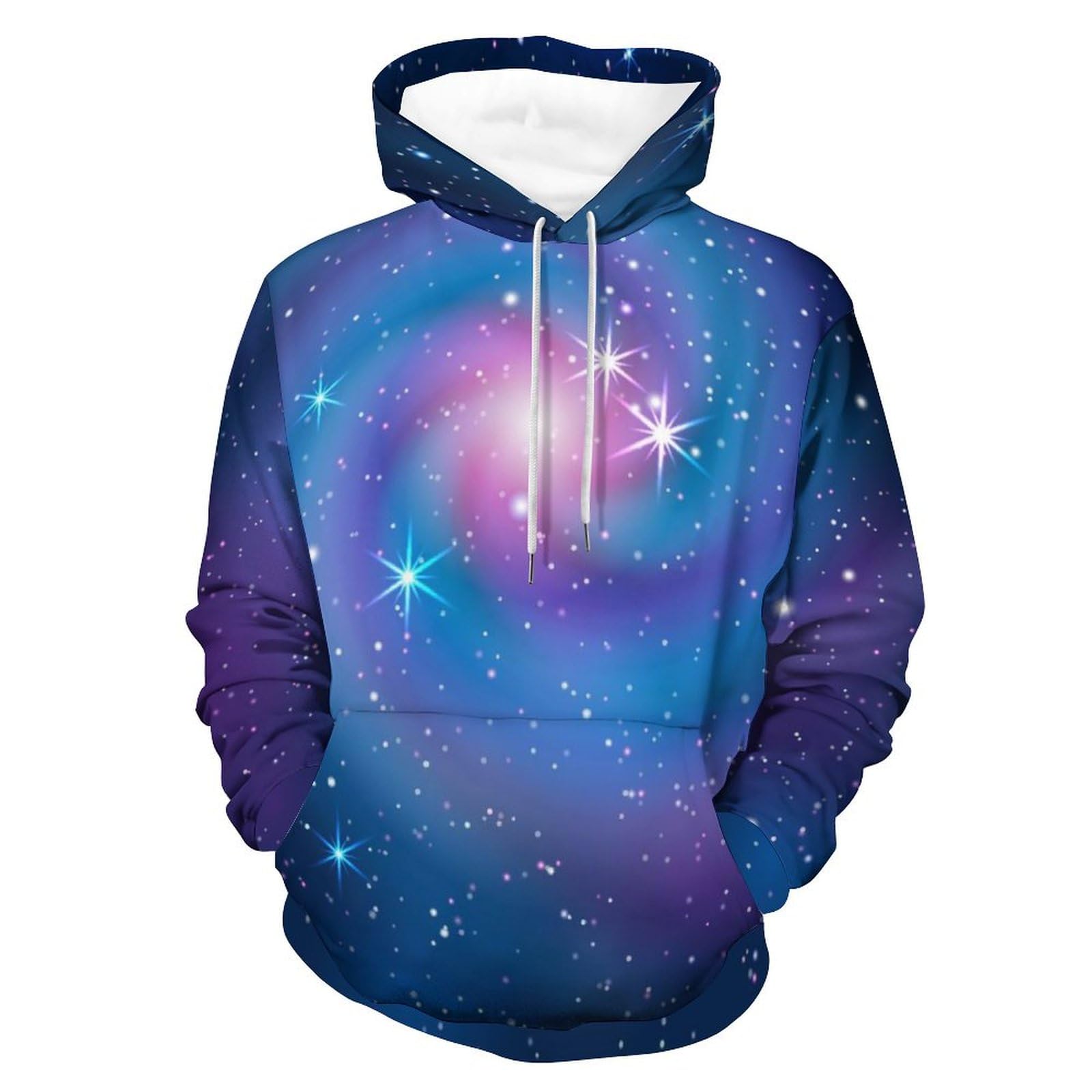 Hoody sweatshirt pull nébuleuse de la galaxie UMENG sweats à capuche unisexe - 8