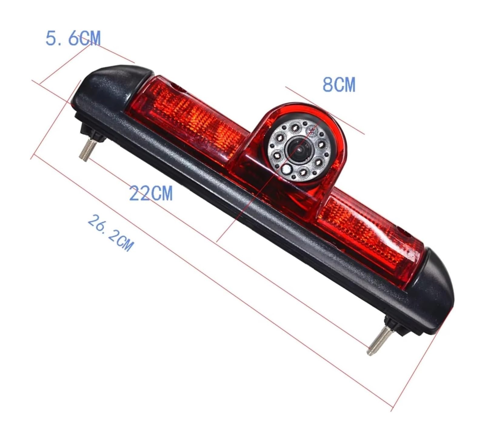 para FIAT para DUCATO X250 Cámara De Visión Trasera LED Luz Freno Monitor 7 Pulgadas Cámara de Respaldo
