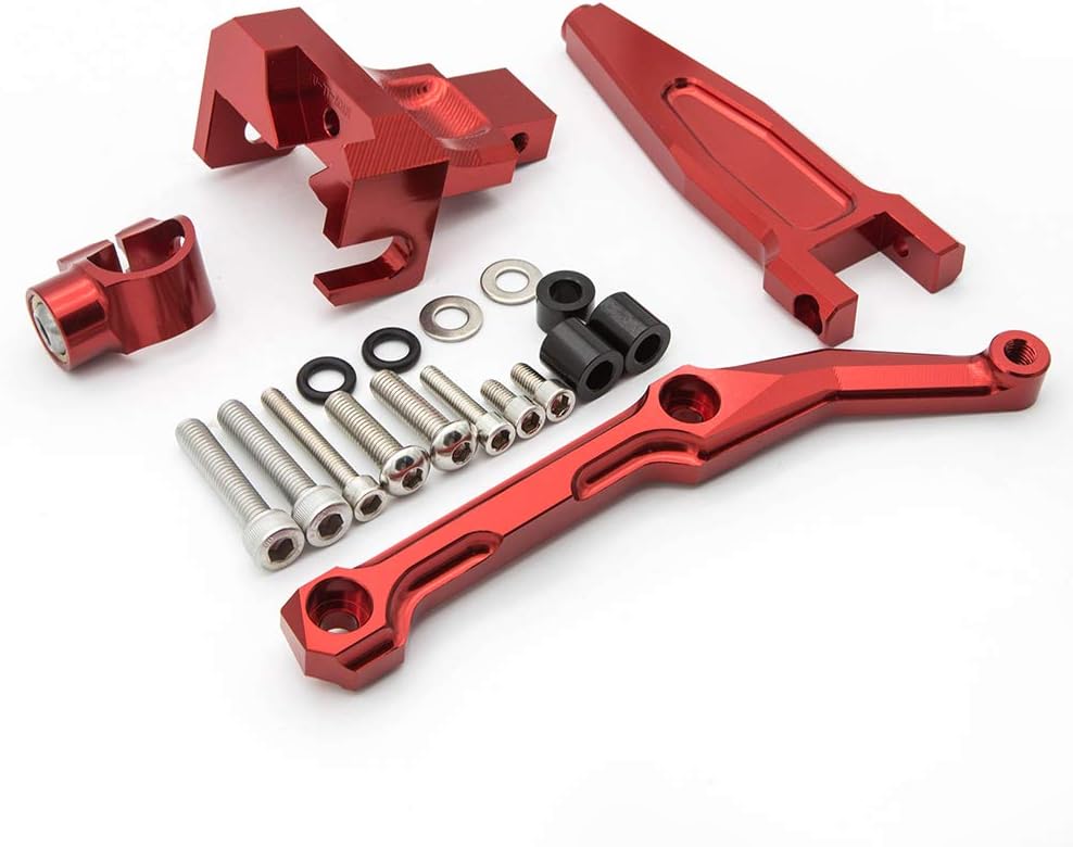 FXCNC Racing Motorcycle Steering Damper Stabilizer Buffer Mounting Bracket Compatible with FJ-09 FJ09 MT-09 MT09 Tracer 2015-2020（900 Tracer GT 2015-2020)