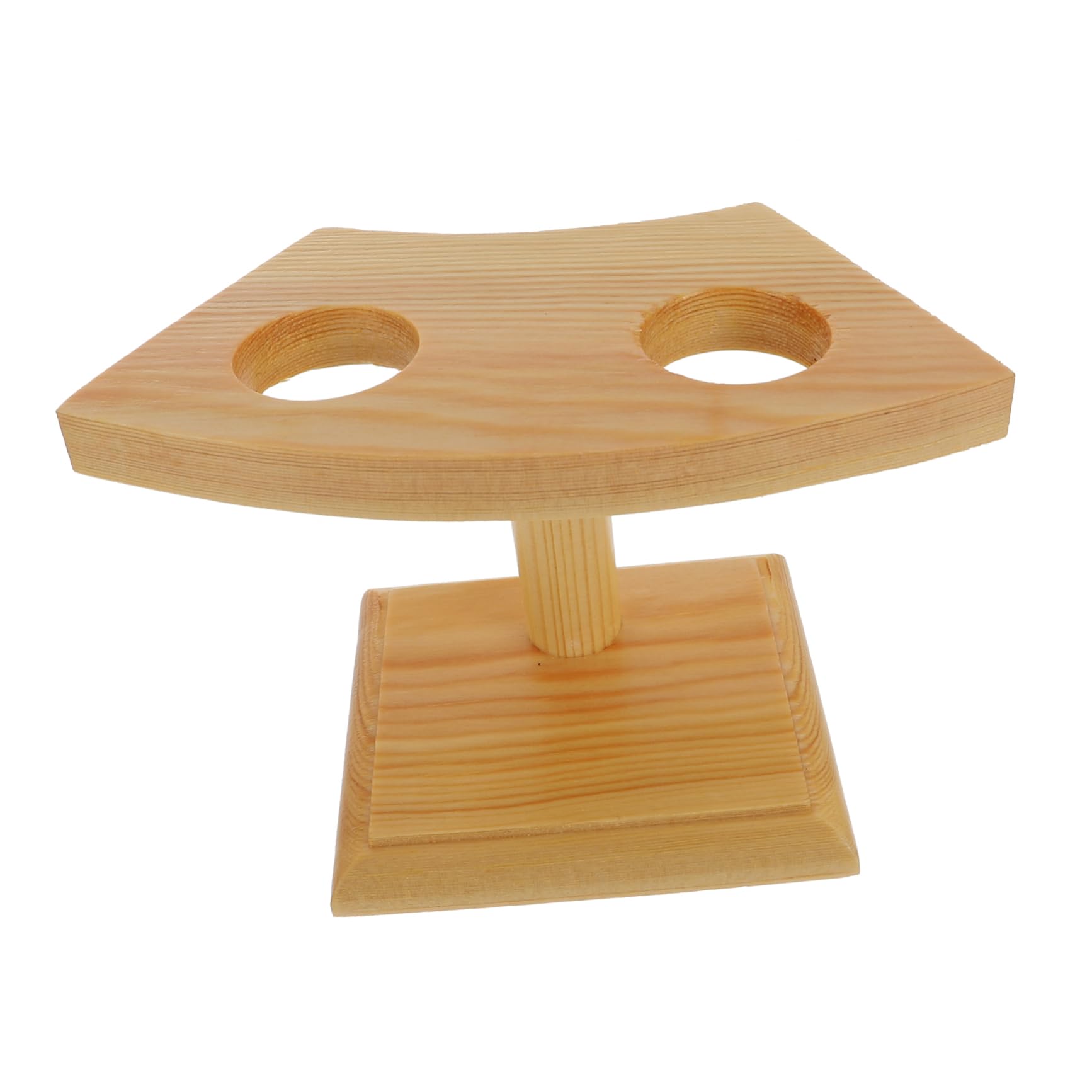 Garneck Wooden Ice Cream Stand Ice Cream Display Holder Sushi Serving Rack Waffle Cone Stand Display Stand Waffle Display Holder Cone Holders for Ice Cream Drumsticks Ice Cream Cone Holder