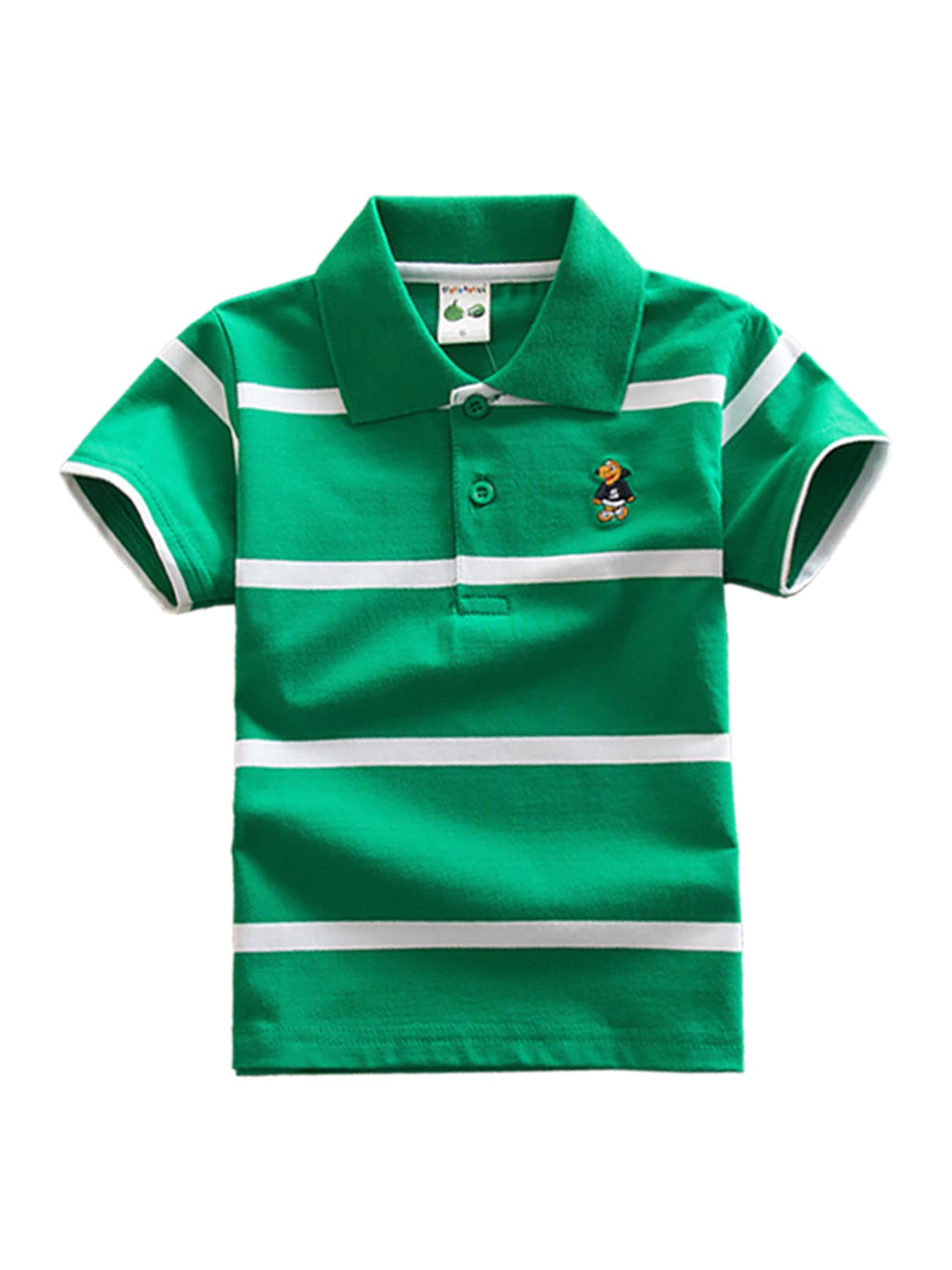 DEBAIJIA Polo Niño Manga Corta Niños Camisetas Top 1-12T Algodón Polo Deportiva Verano Moda Casual Transpirable