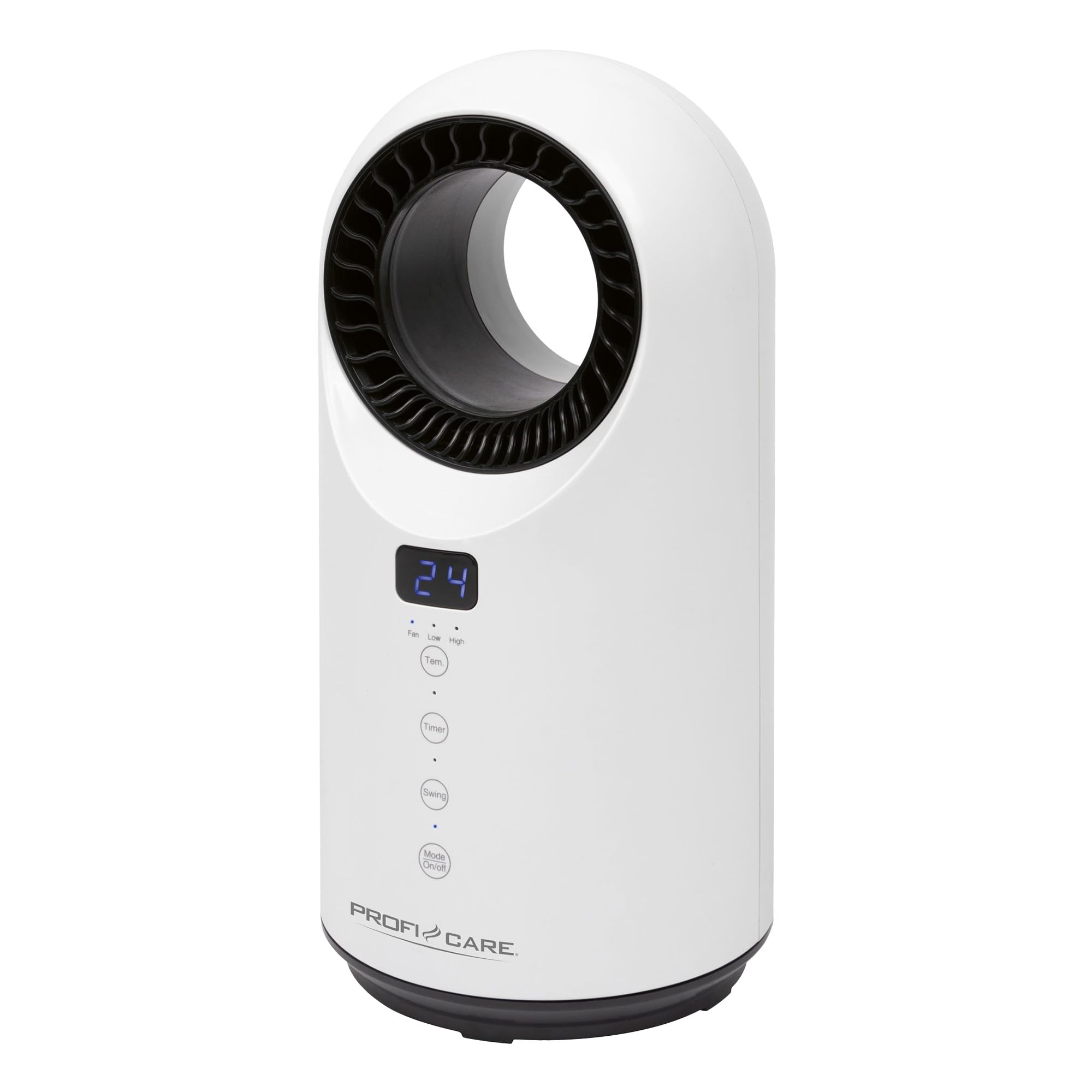 ProfiCare 2in1 Keramik-Heizlüfter Tischventilator 15-35°C PTC-Heizelement Fernbedienung PC-HL 3086