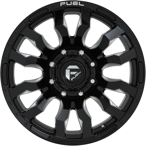 Miniatura 4 de FUEL OFF-ROAD D673 BLITZ 20X10, 6X5.5, 4.79, -0.709 in NEGRO BRILLANTE MILLED - D67320008447 Platinado,Brillo negro,Negro brillante.,Metal (Gun