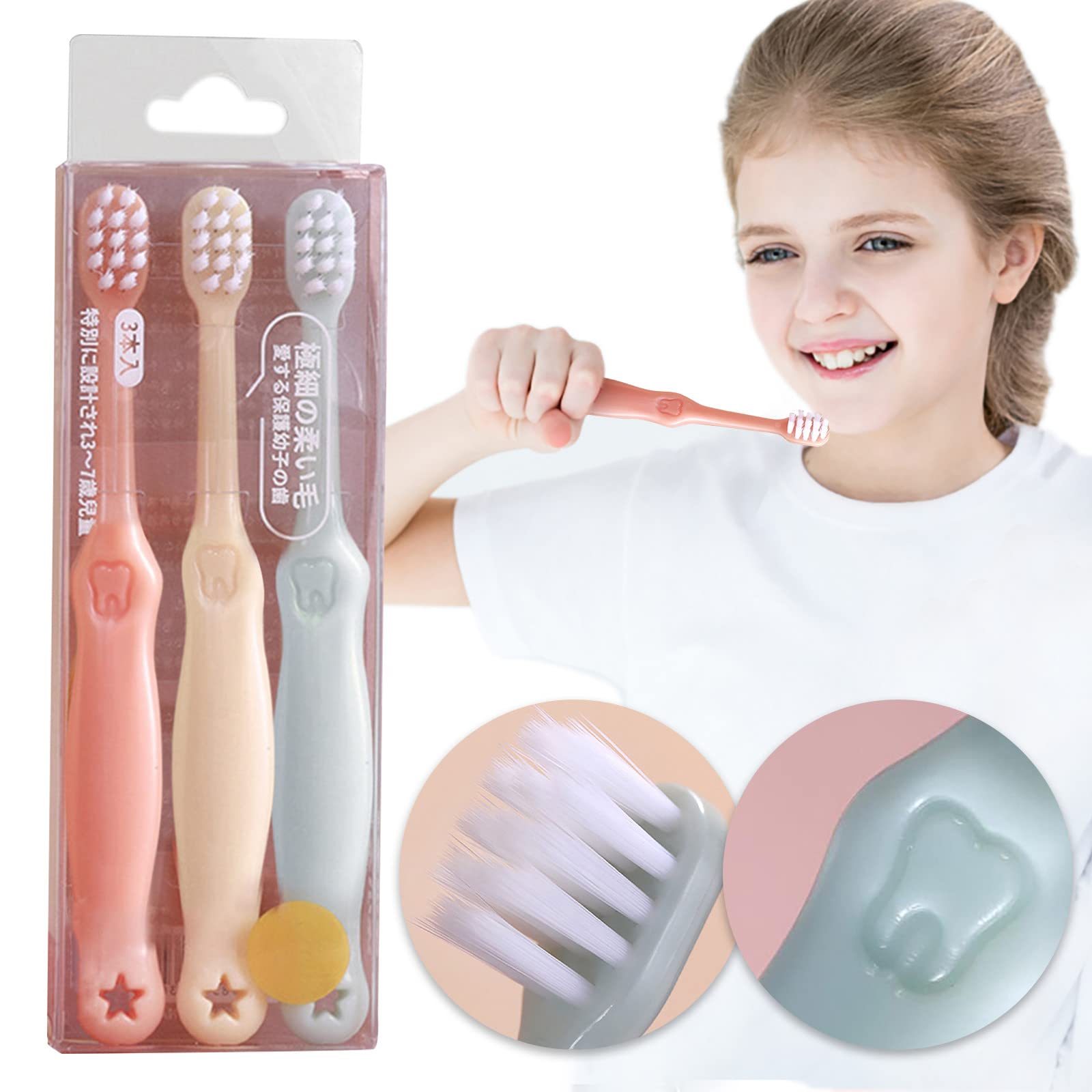 Ręczna szczoteczka do zębów ultra miękka, bardzo miękka szczoteczka dla dzieci Nano UKep Clean szczoteczka do wrażliwych ultra miękkich szczoteczek do zębów Wrażliwe zęby Ręczna pielęgnacja little