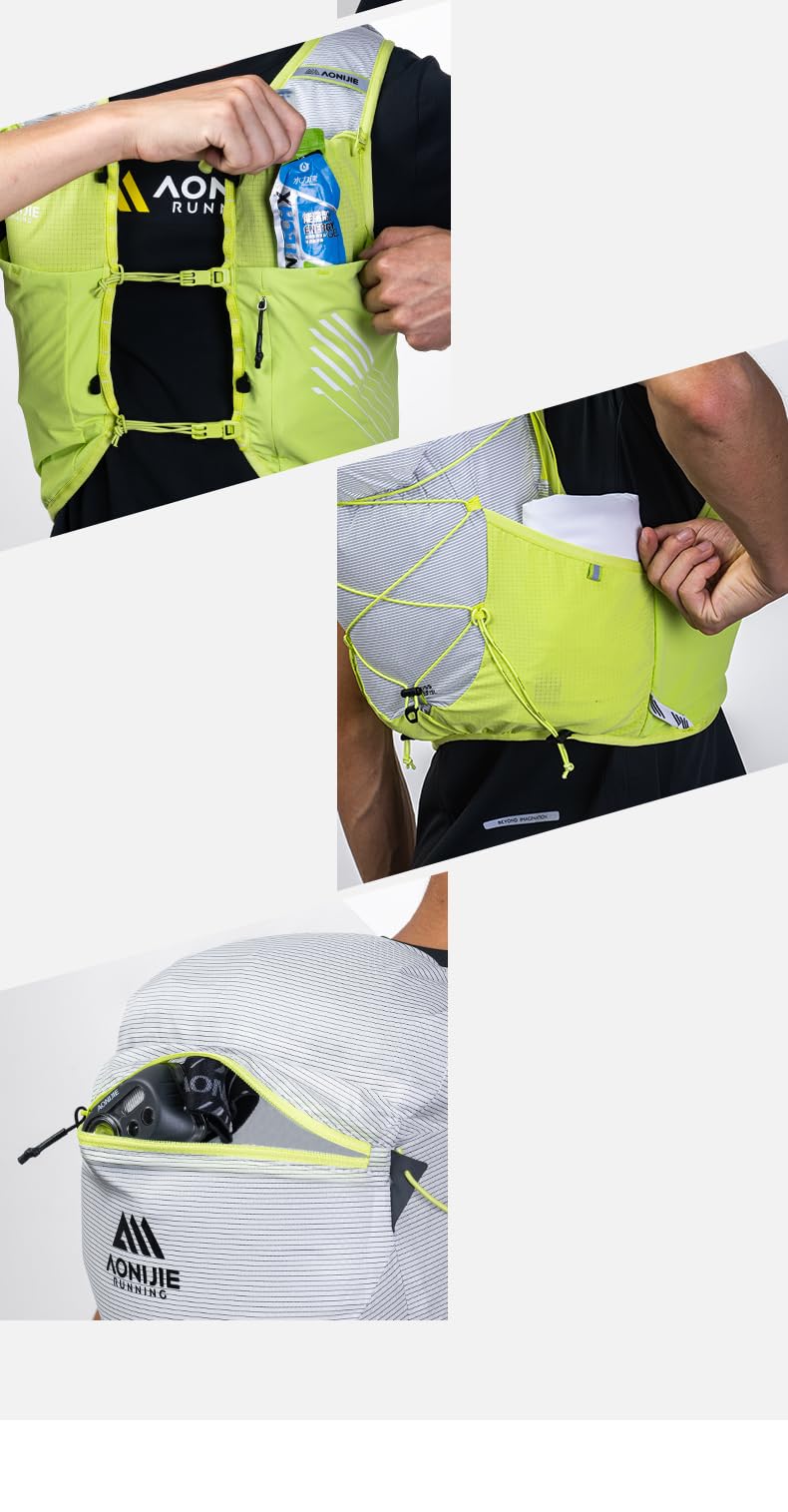 AONIJIE - Zaino da 15 l, leggero, per corsa, escursionismo, ciclismo, attività all'aperto