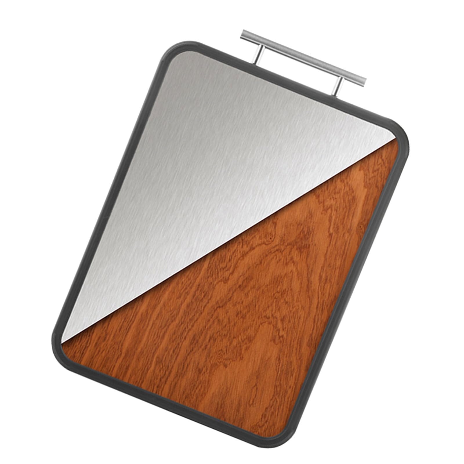 hogtnd Thickened Stainless Steel Chopping Board Base, Rounded Corners, Safe Food Preparation, Easy Hygienic Food Preparation Plate