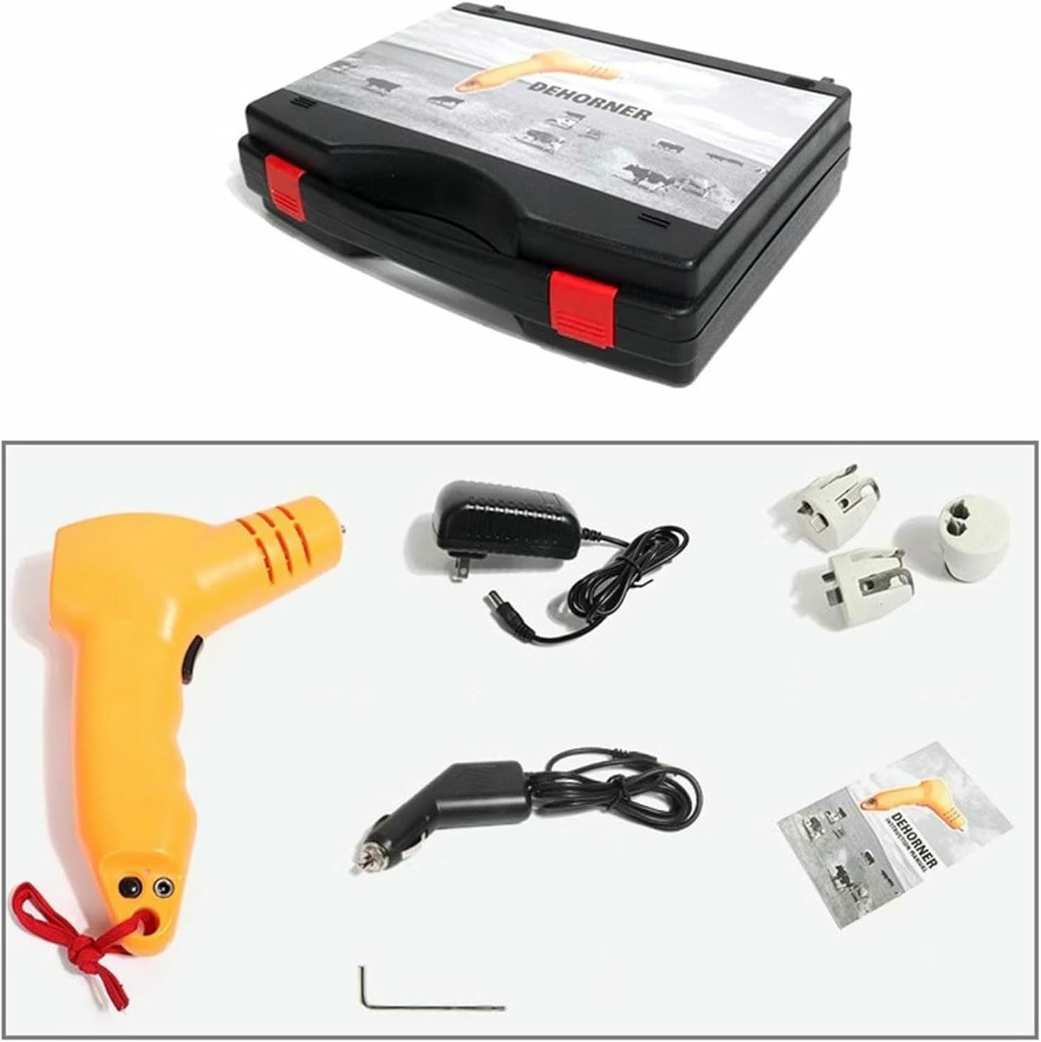 Electric Dehorning Machine, Bloodless Electric Heating Sheep Cattle Dehorner Portable Electric Cattle Dehorner Animal Dehorning Machine