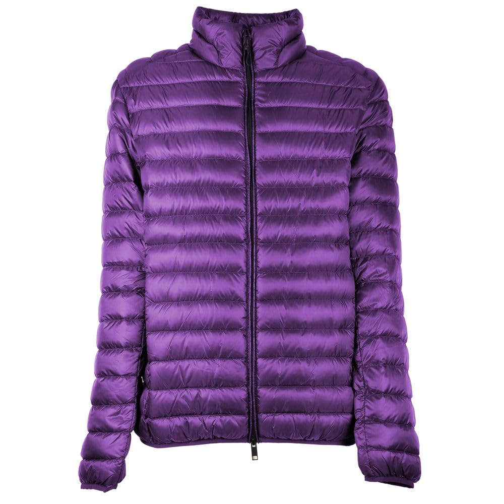 Doudoune en nylon violette chic taille M pour femme - 3