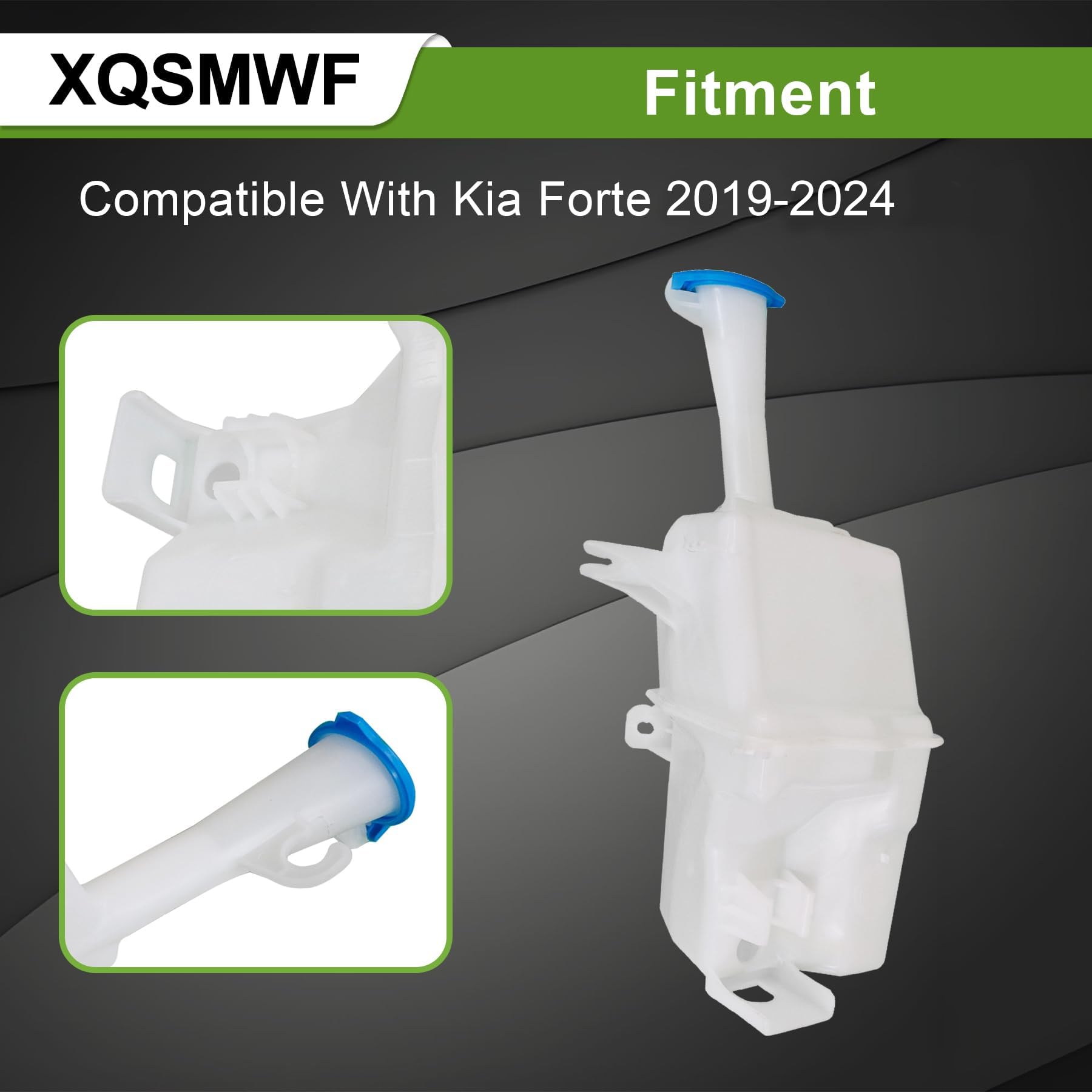 XQSMWF Depósito de líquido para limpiaparabrisas 98611M7100 compatible con Kia Forte 2019-2023