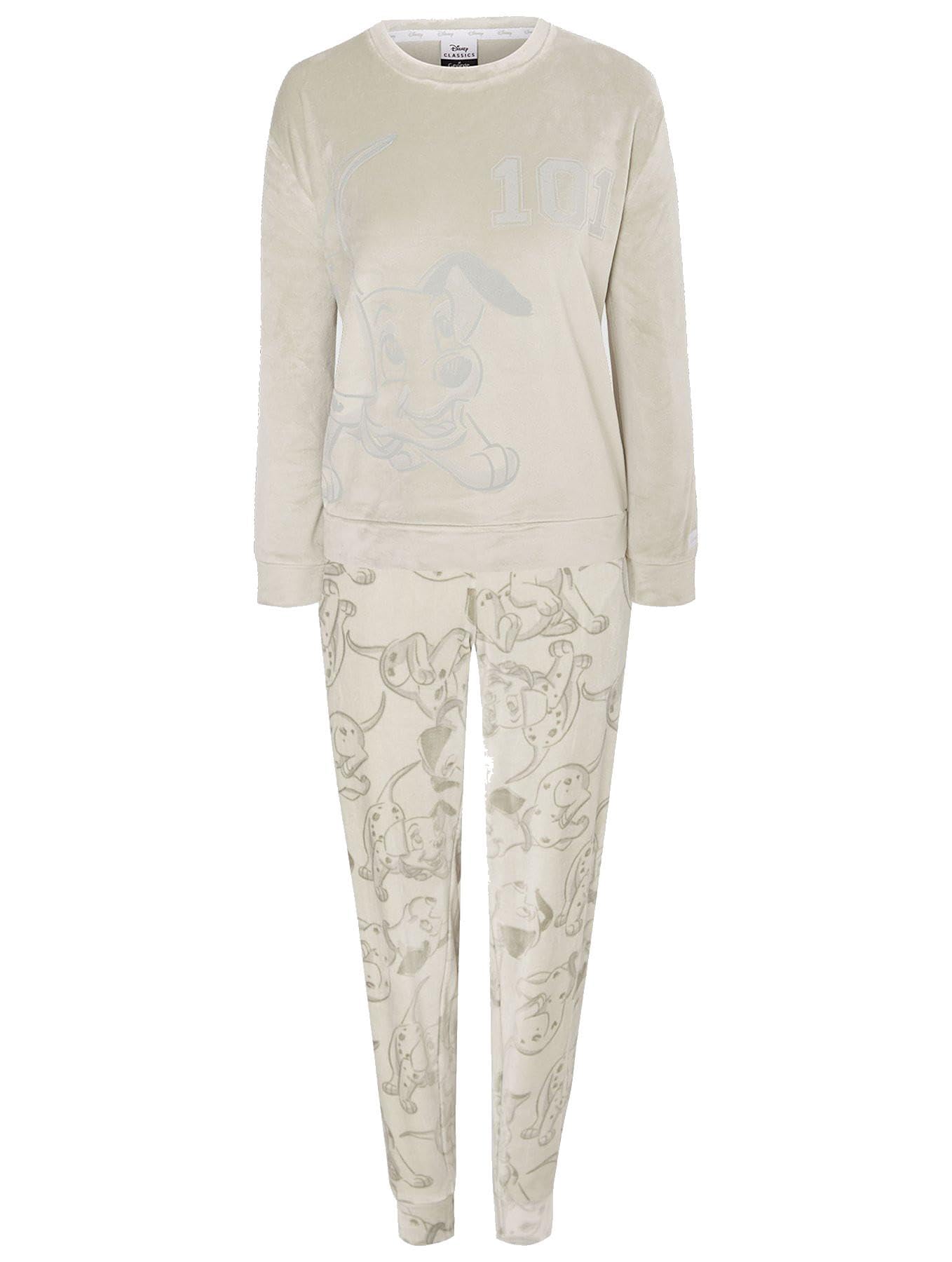 K CollectionLadies Ex Store Velour Pyjamas - Warm Fleece Soft PJs for Women - Loungewear Nightwear - Assorted Designs - Sizes 4-22