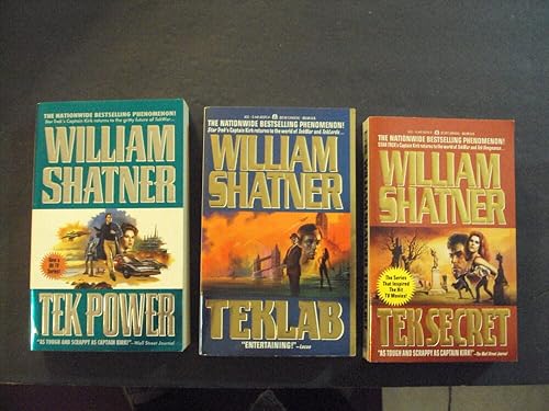 3 William Shatner PBs Tek Power; Tek Secret; Tek Lab Ace Books
