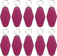 Vista 53 de PATIKIL Vintage Motel Llavero, en blanco Hotel Llaveros Llaveros