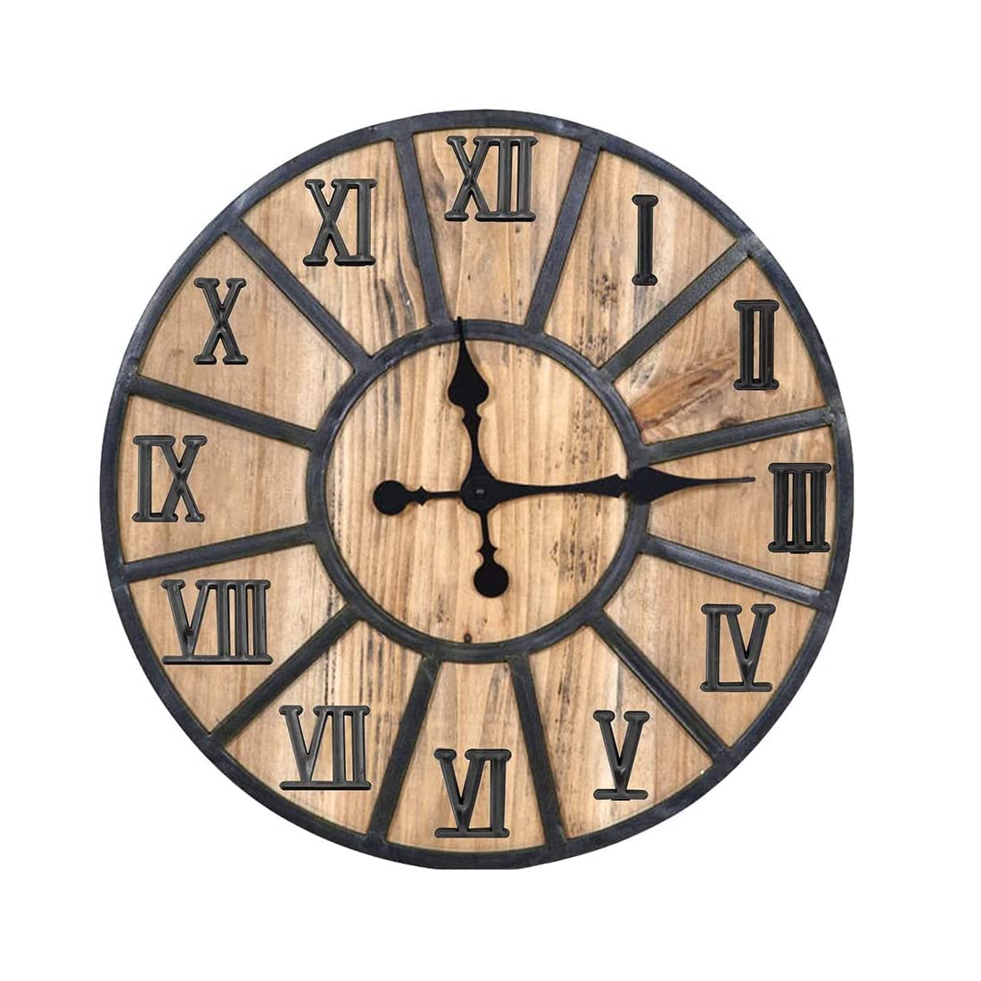 Kit De 12 Chiffres D'Horloge DIY - Numéros Arabes Et Romains Noir, Argent, Or Pour Horloges Murales