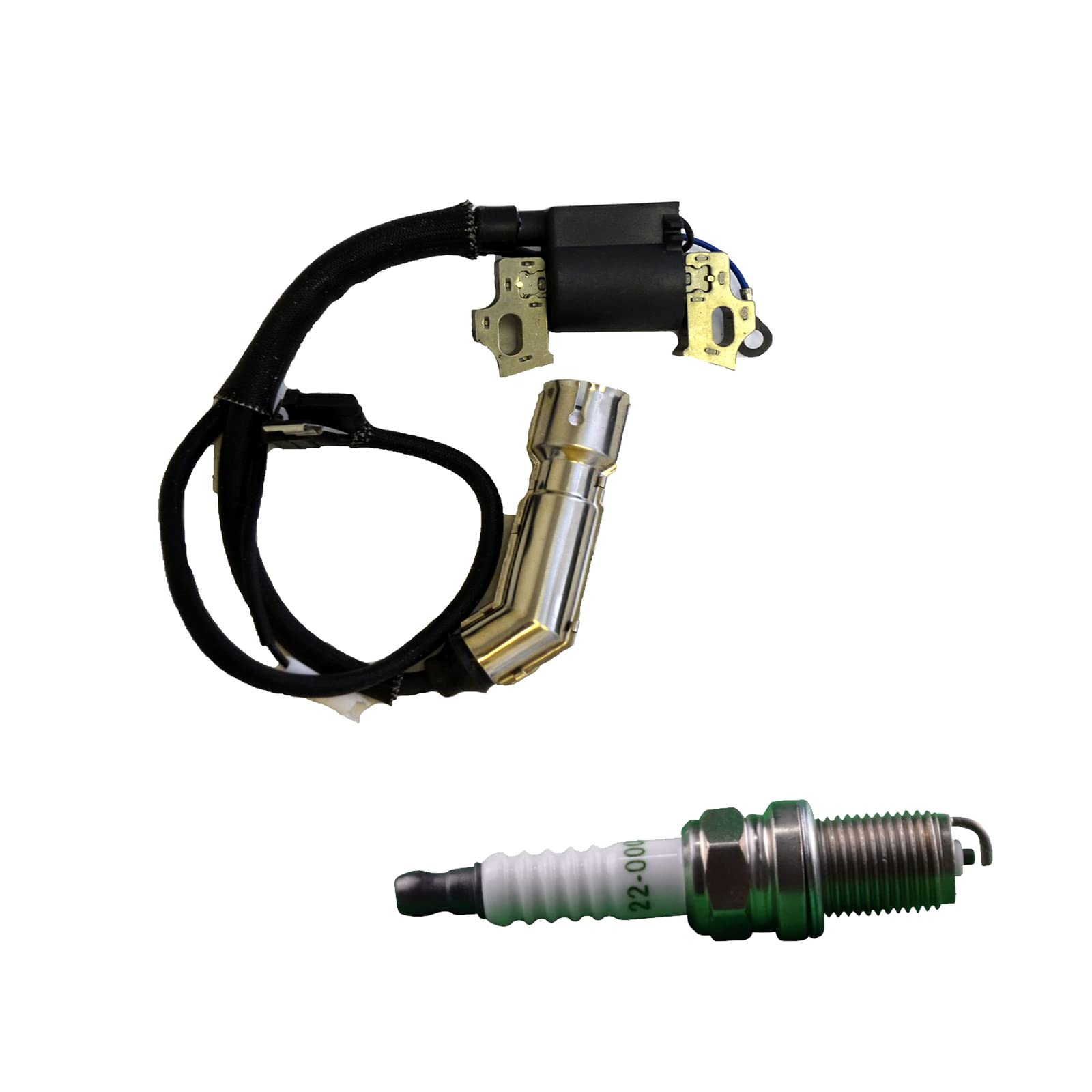 OakTen Ignition Coil Spark Plug Pack compatible with 951-10646, 751-10646 for MTD Engine Model 165-SU, 170-SU, 265-SU, 270-SU, 365-SU, 370-SU, 375-SU