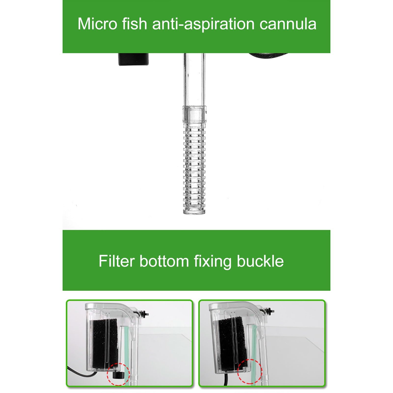 Kit di Avviamento per Acquario Betta – Aquario Pesci Rossi con Base in Legno, Luce LED, Pompa Dell'acqua – Acquarios per Tartarughe Rossi per Principianti(20 * 30cm/7.8 * 11.8in)